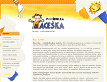 Tablet Screenshot of maceska.luzanky.cz