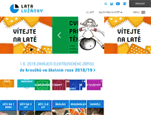 Tablet Screenshot of lata.luzanky.cz