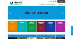 Desktop Screenshot of labyrint.luzanky.cz