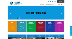 Desktop Screenshot of lidicka.luzanky.cz